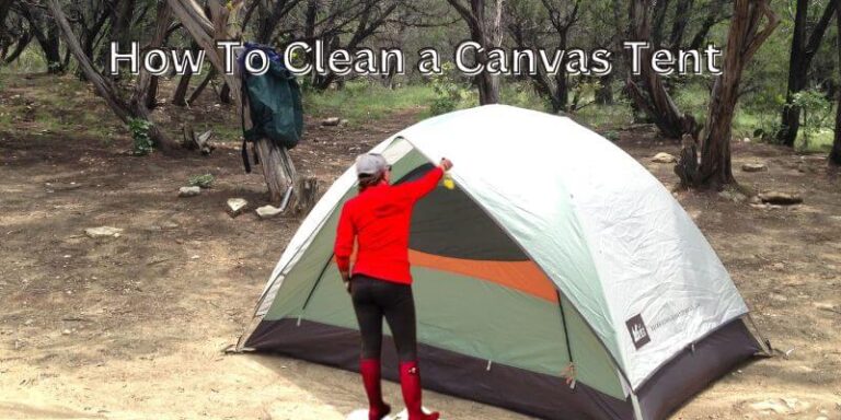 Clean a Canvas Tent