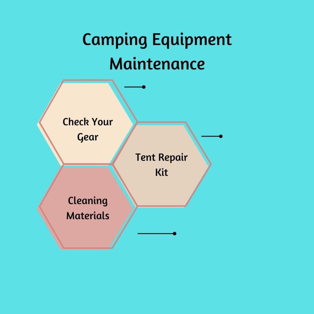 Camping Equipment Maintenance