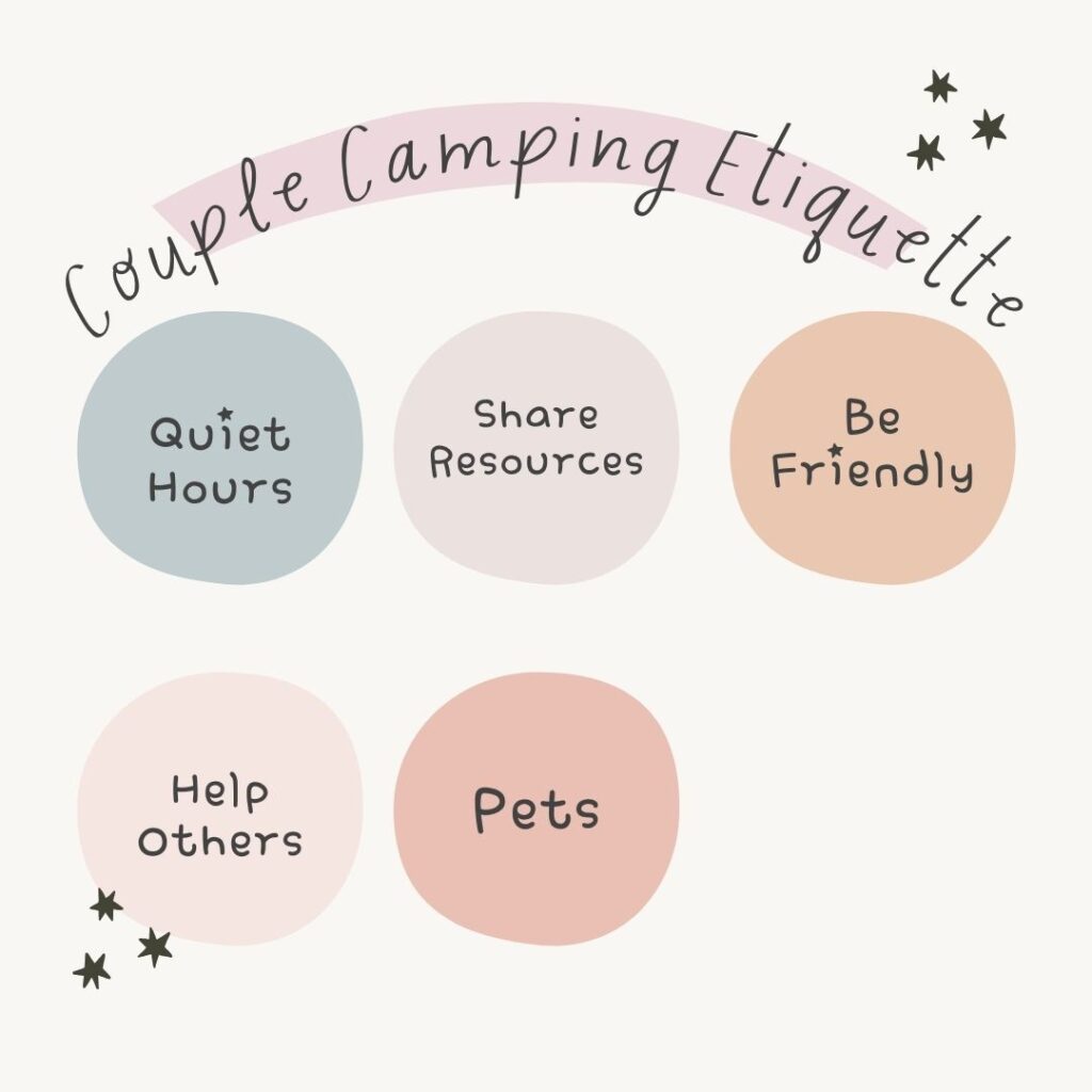 Couple Camping Etiquette